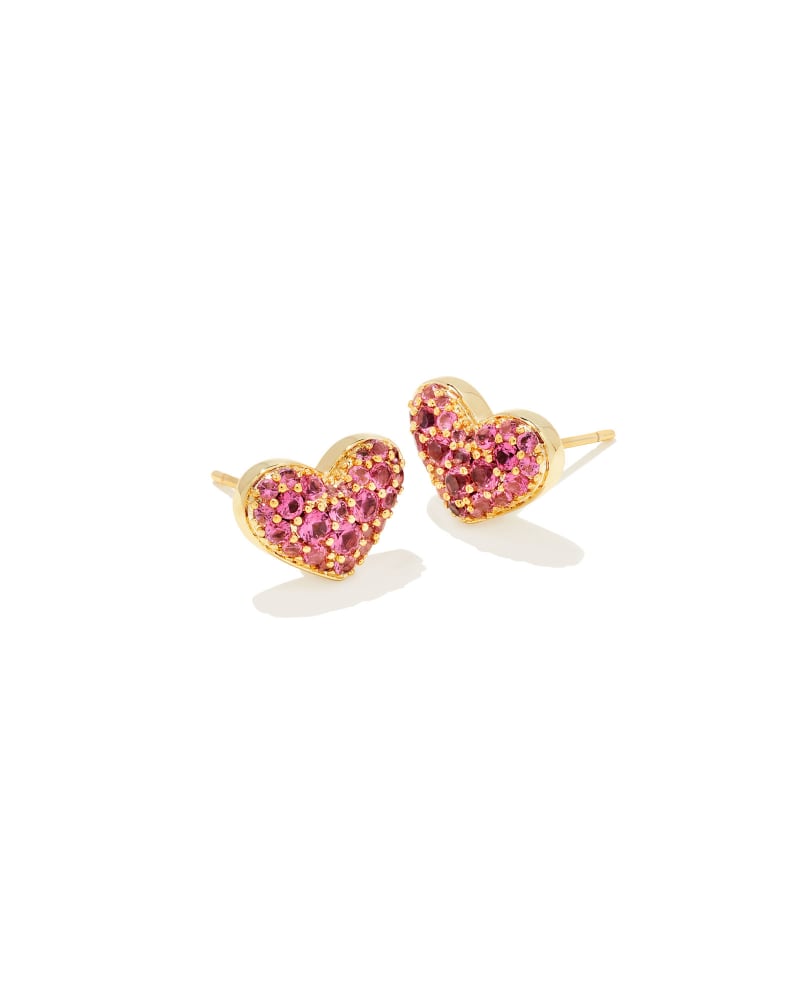 Kendra Scott Ari Pave Heart Earrings- 3 Colors