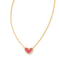 Kendra Scott Ari Pave Crystal Heart Necklace- 3 Colors