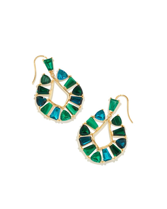 Kendra Scott Blair Jewel Open Frame Earring-3 Colors