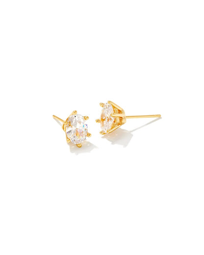 Kendra Scott Cailin Crystal Stud-Gold or Silver