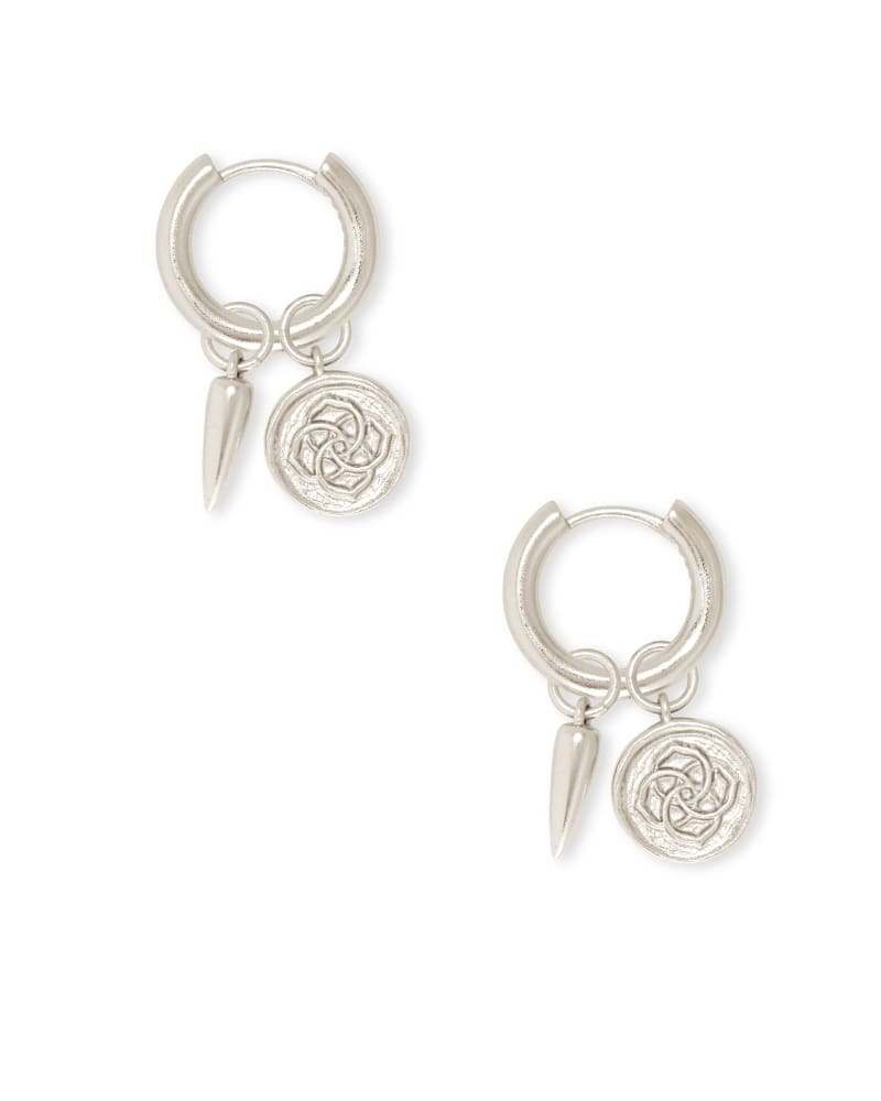 Kendra Scott Dira Coin Huggies Available in 2 Colors