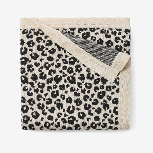 Leopard Knit Baby Blanket
