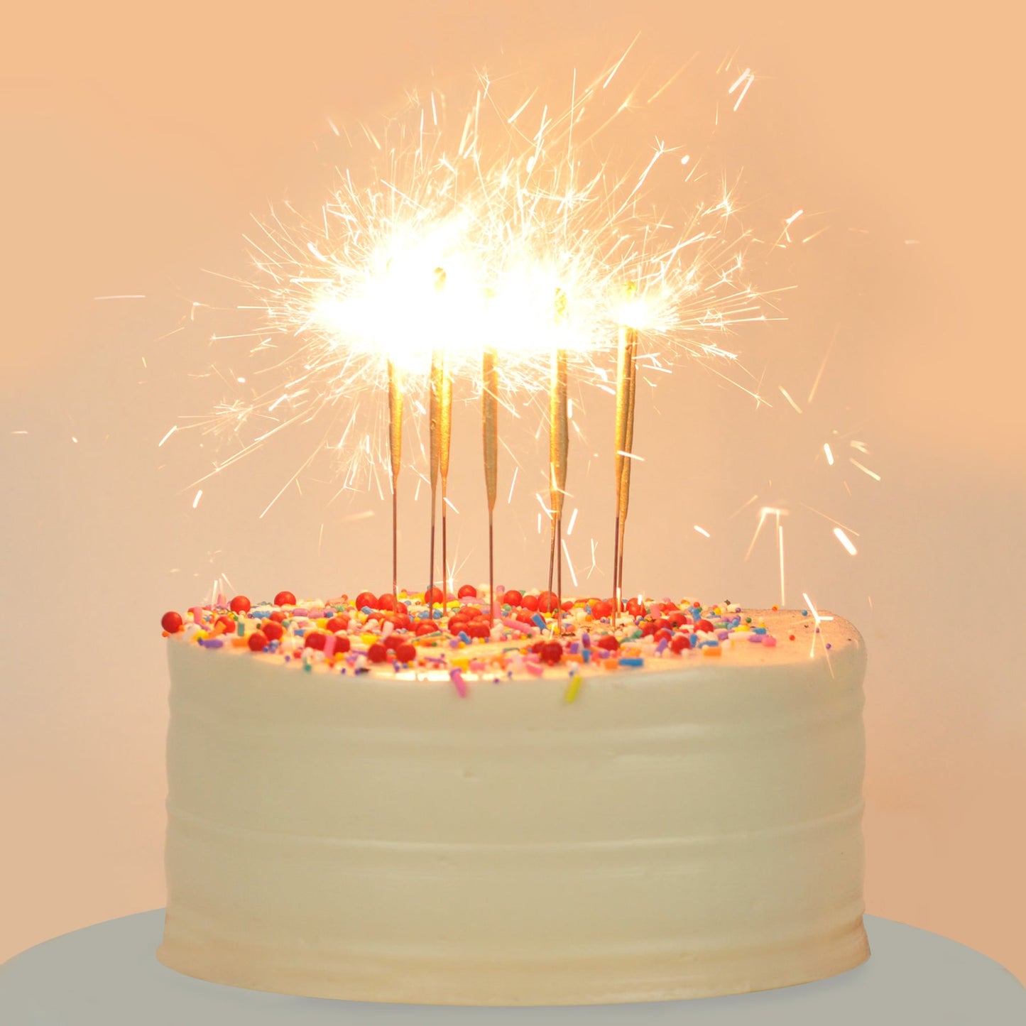 Mini Birthday Sparkler Candles Asst. Color