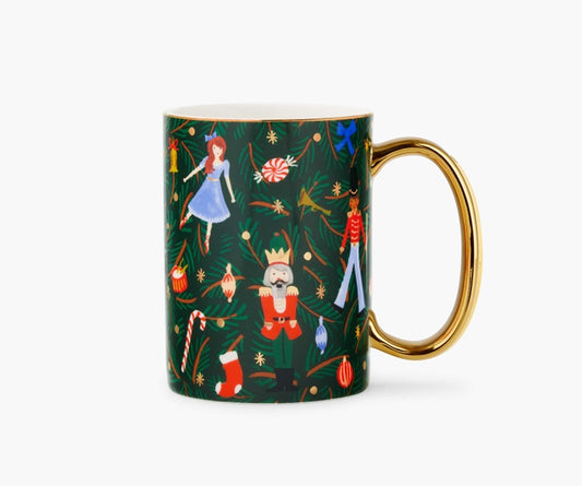 Rifle Paper Co. "Evergreen Nutcracker" Mug