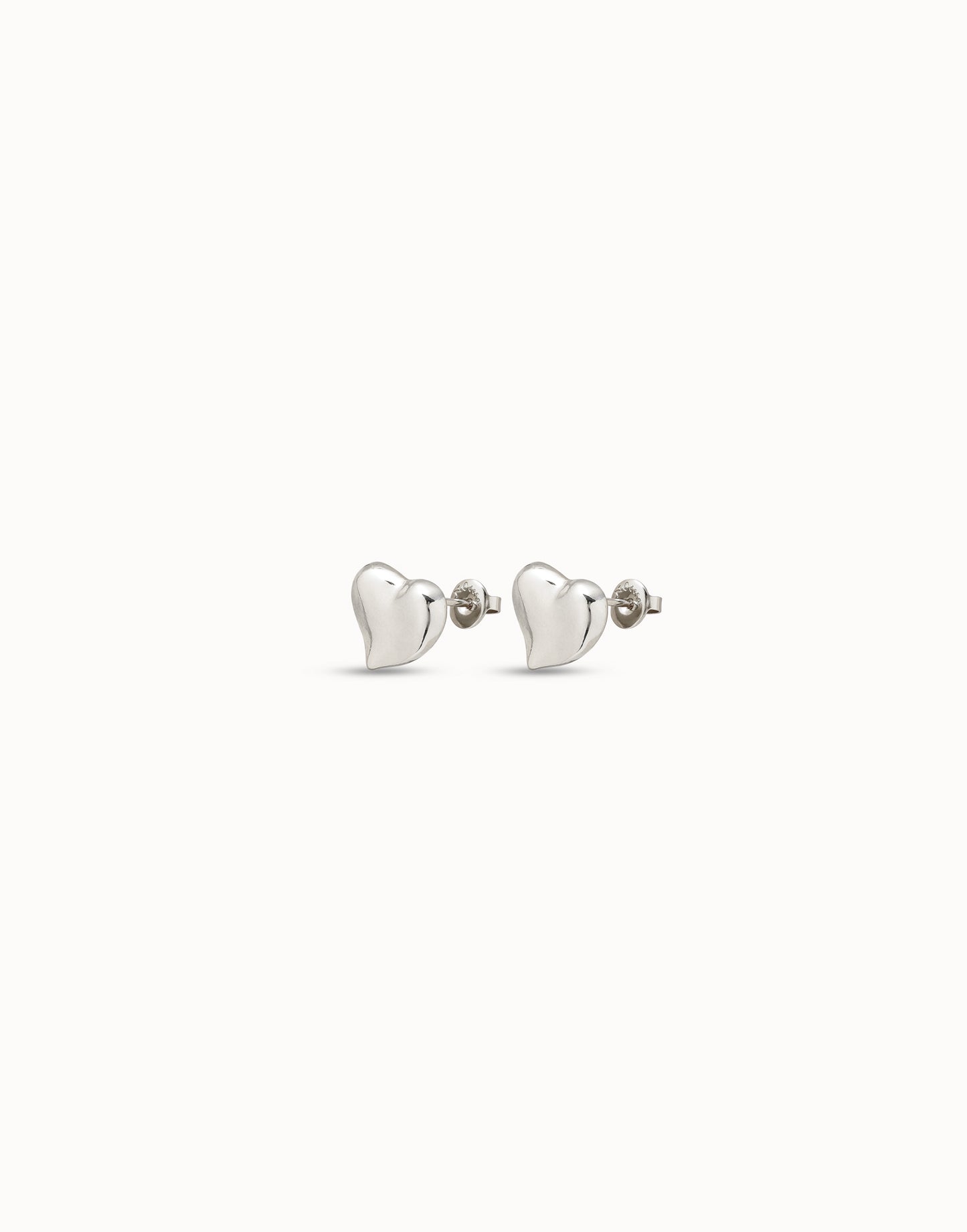 Uno de 50 "UNO Heart" Earrings-Silver