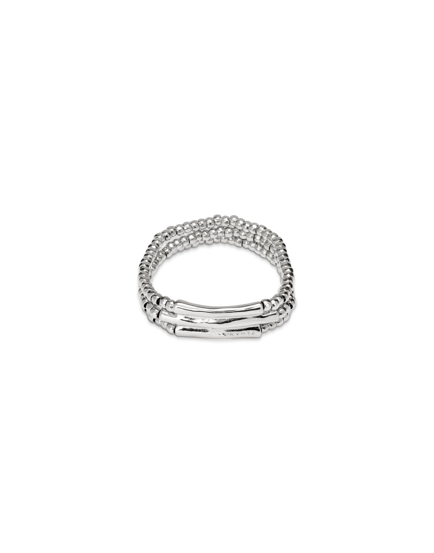 Uno de 50 "Heavy Metal" Bracelet-Silver