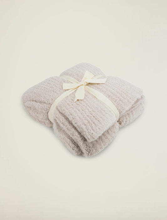 Barefoot Dreams CozyChic® Ribbed Throw- Almond