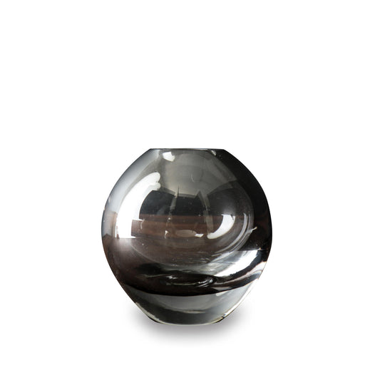 Beatriz Ball Round Bud Vase - Smoke Grey