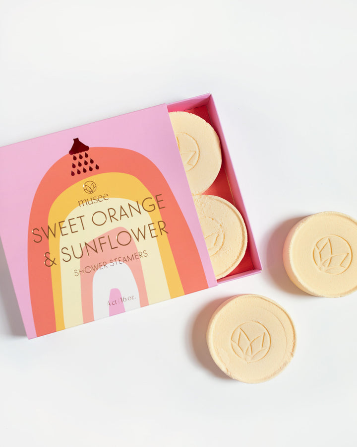 Musee Bath "Sweet Orange & Sunflower" Shower Steamers
