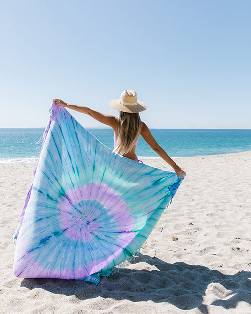 Sand Cloud "Luna XL" Beach Towel-Tie Dye